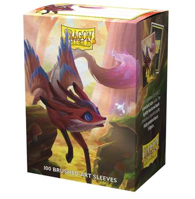 DRAGON SHIELD STANDARD SIZE BRUSHED ART SLEEVES - THE FAWNIX (100 SLEEVES)