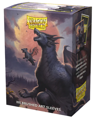 DRAGON SHIELD SLEEVES - STANDARD SIZE - BRUSHED ART - HALLOWEEN 2023 (100 SLEEVES)