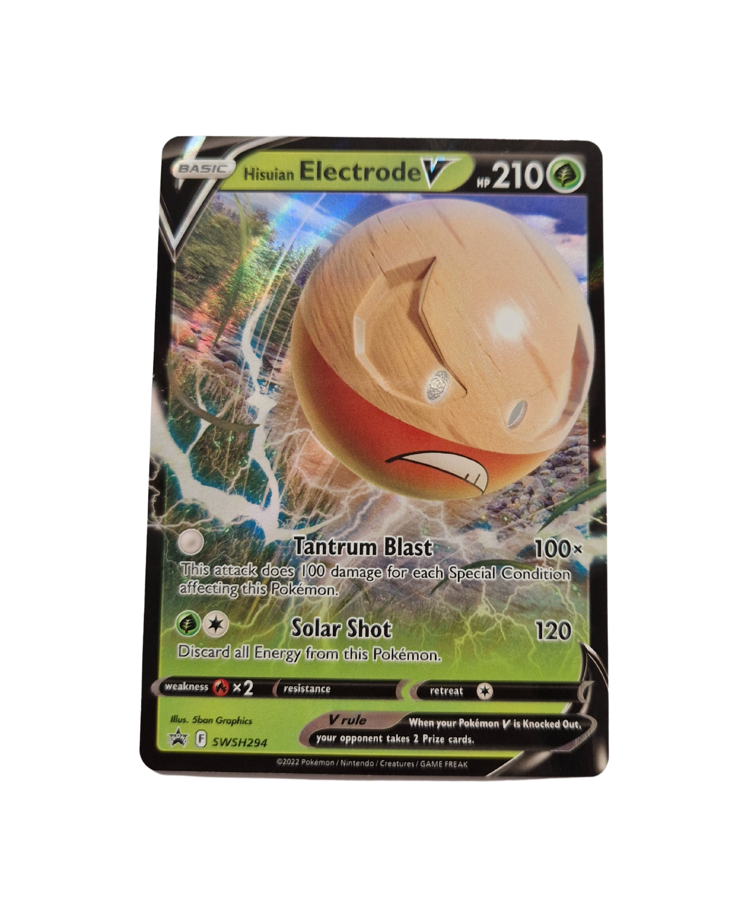 Hisuian Electrode V SWSH294