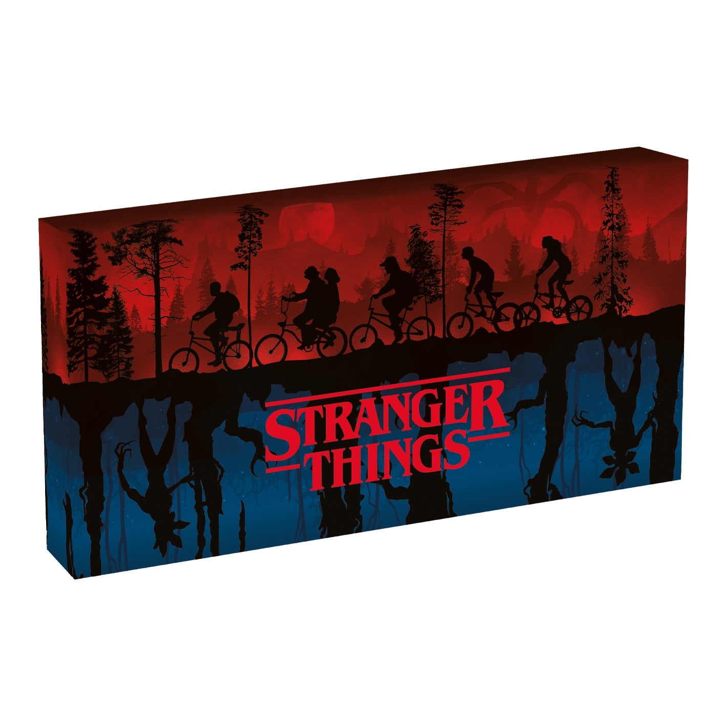 STRANGER THINGS (2 WORLDS) LETTERBOX LIGHT UP CANVAS