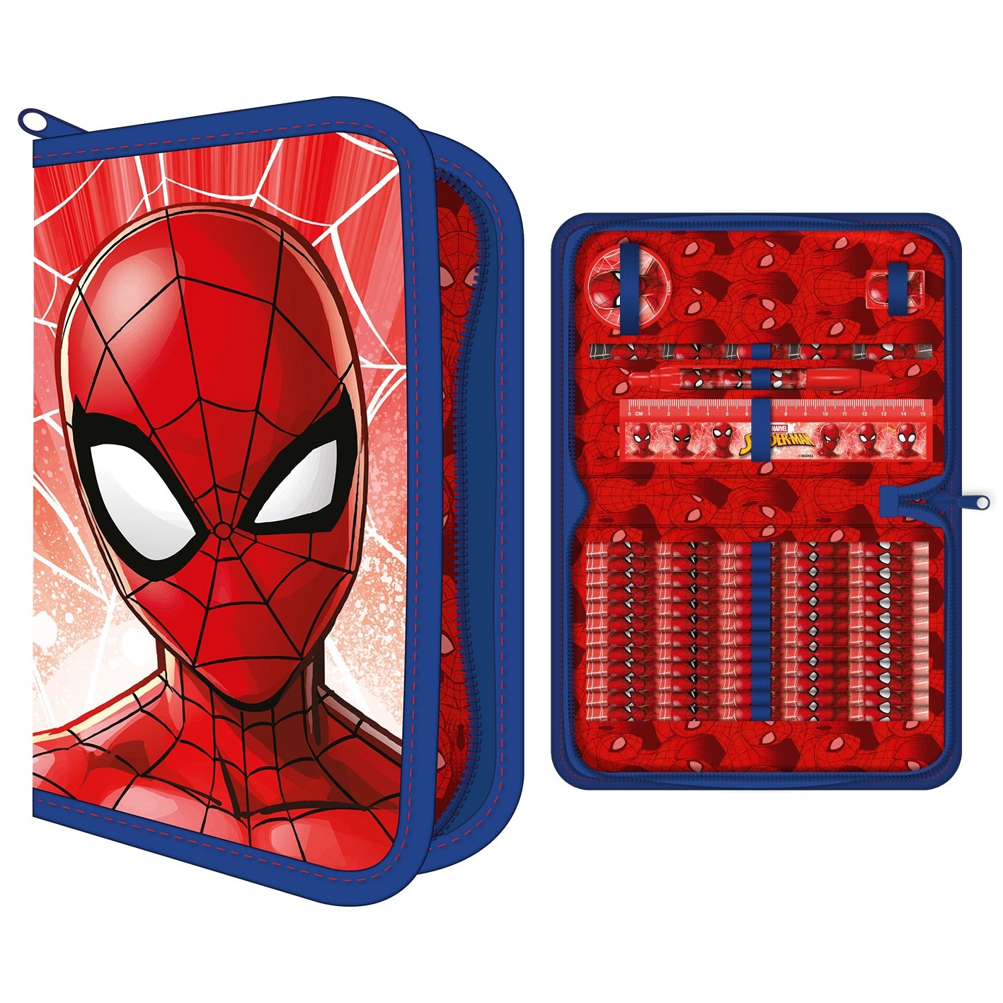 SPIDER-MAN (EXPRESSIONS) FILLED PENCIL CASE