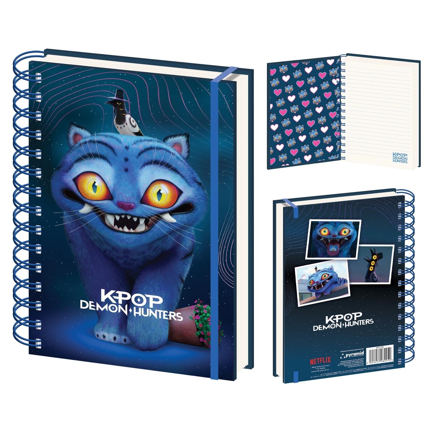 K-POP DEMON HUNTERS (DERPY TIGER) A5 3D LENTICULAR NOTEBOOK
