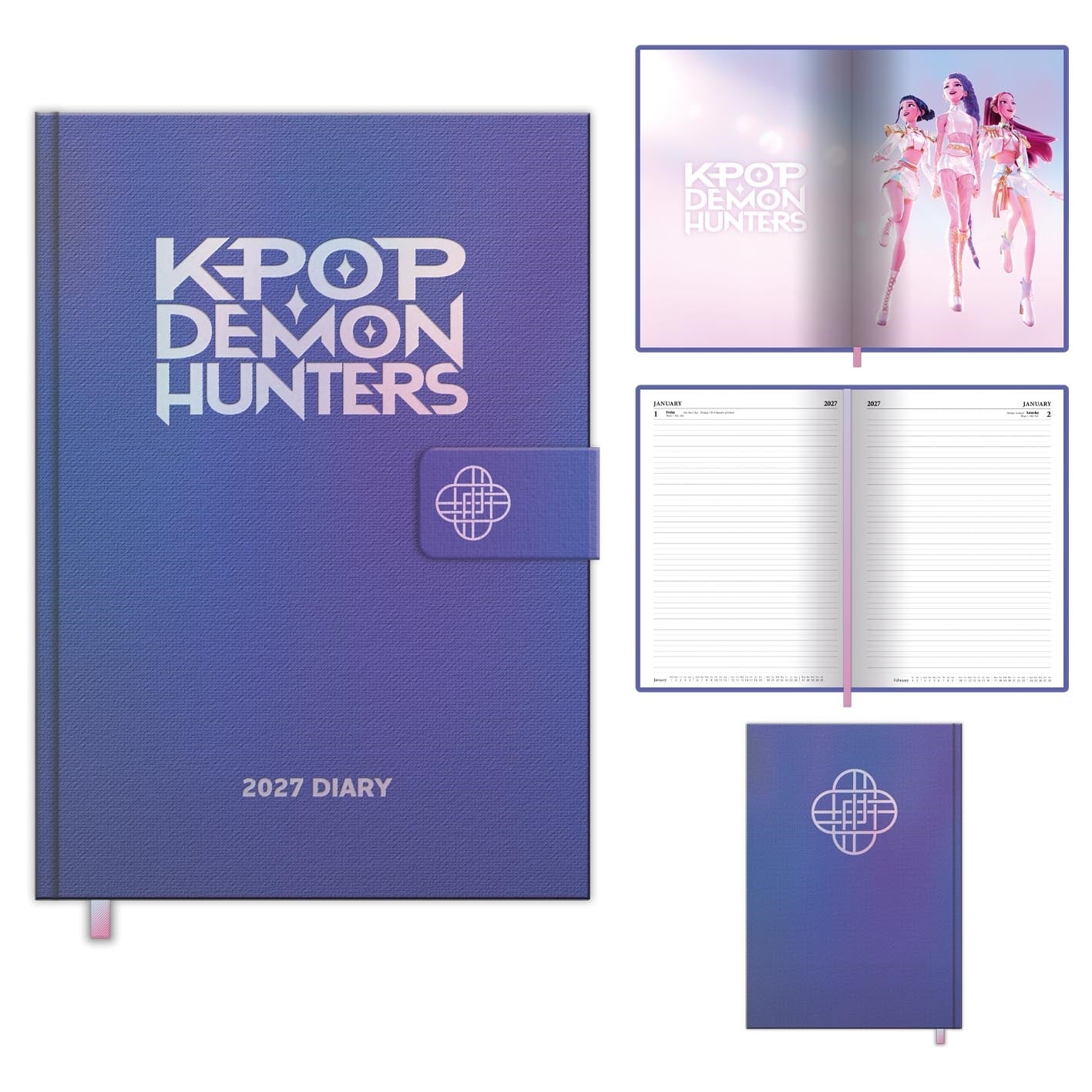 K-POP DEMON HUNTERS (MAGNET CLOSURE) 2027 A5 DTP DIARY
