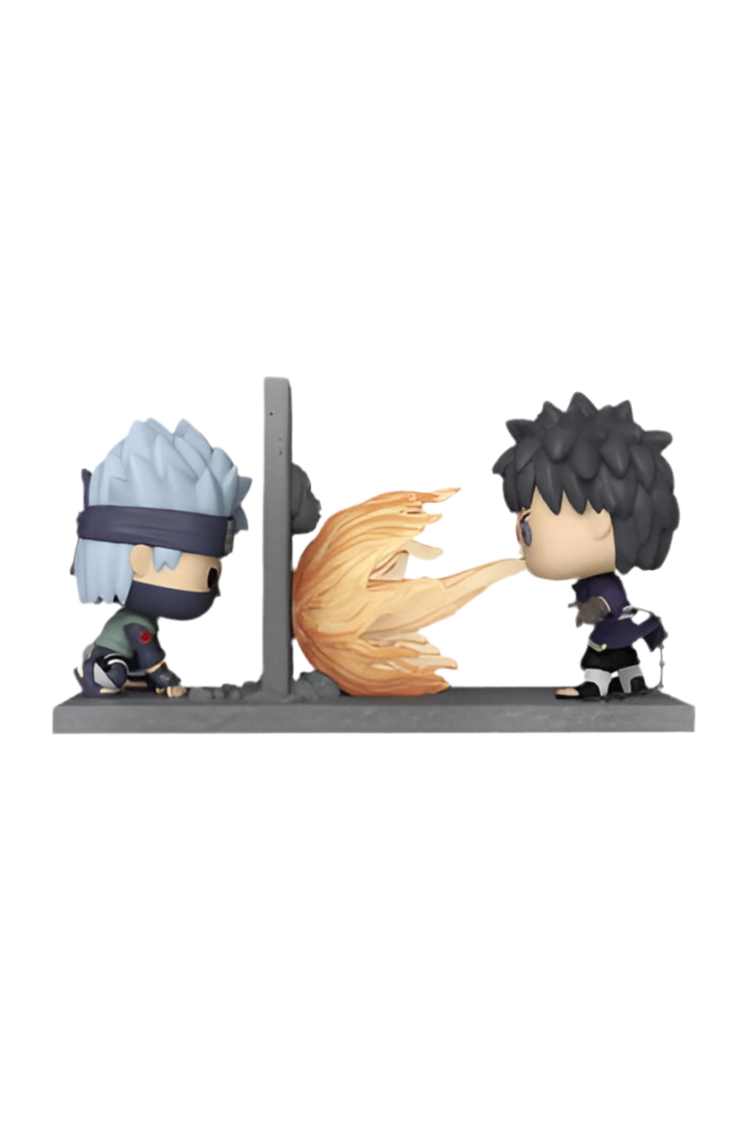 Naruto POP! Moment Vinyl Figures Kakashi Vs Obito 9 cm