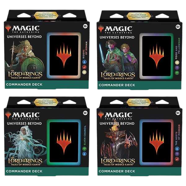 Magic The Gathering Lord of the Rings: Tales of Middle Earth Commander Decks