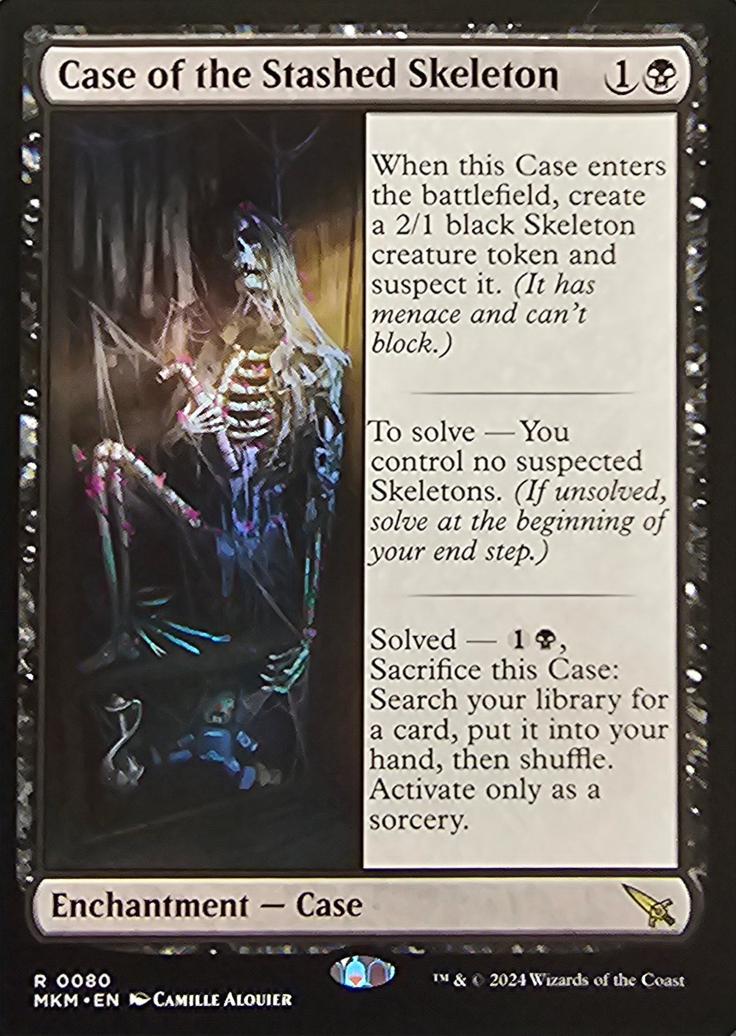 Magic The Gathering Case of the Stashed Skeleton Single Card
