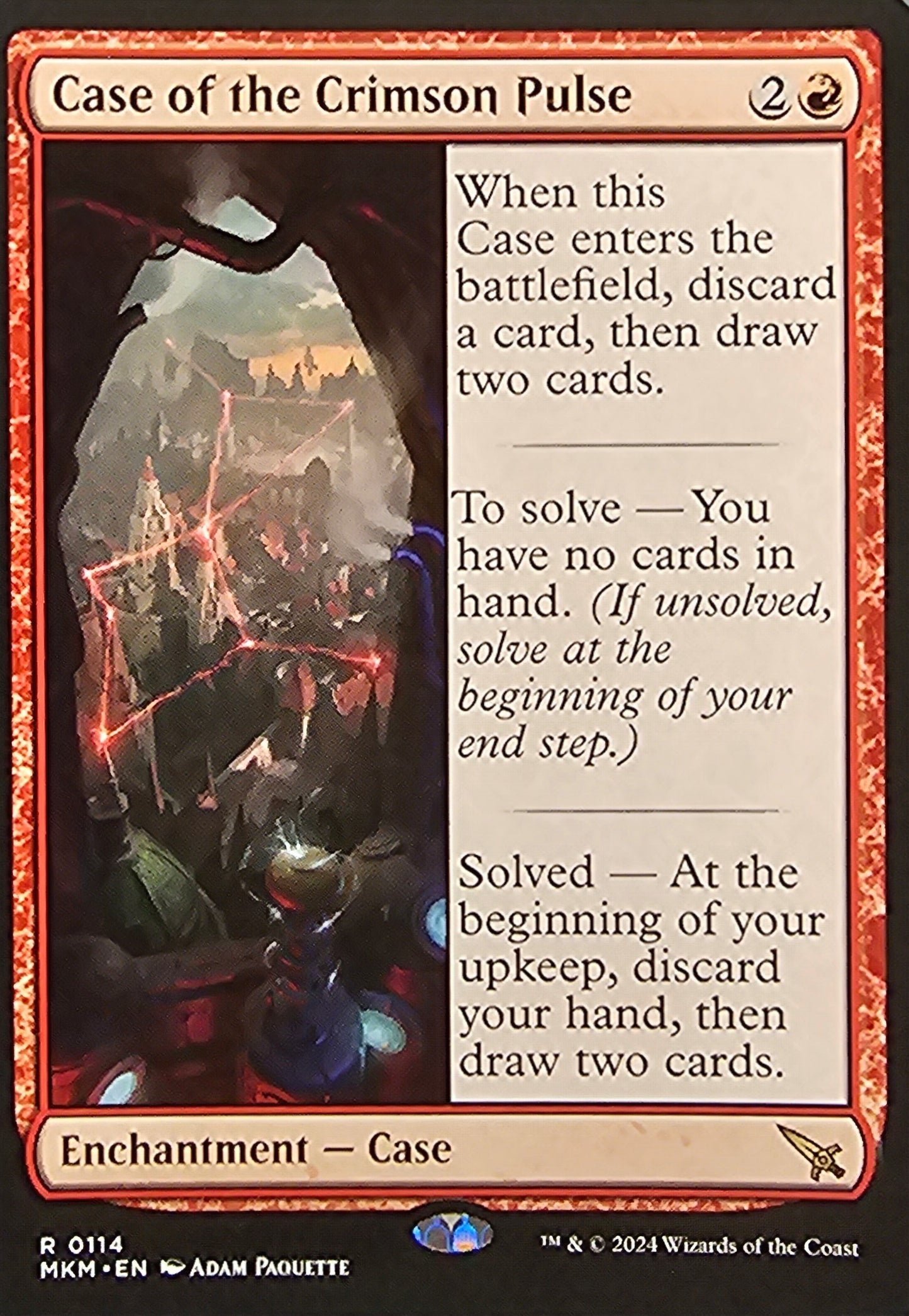 Magic The Gathering Case of the Crimson Pulse Single Card
