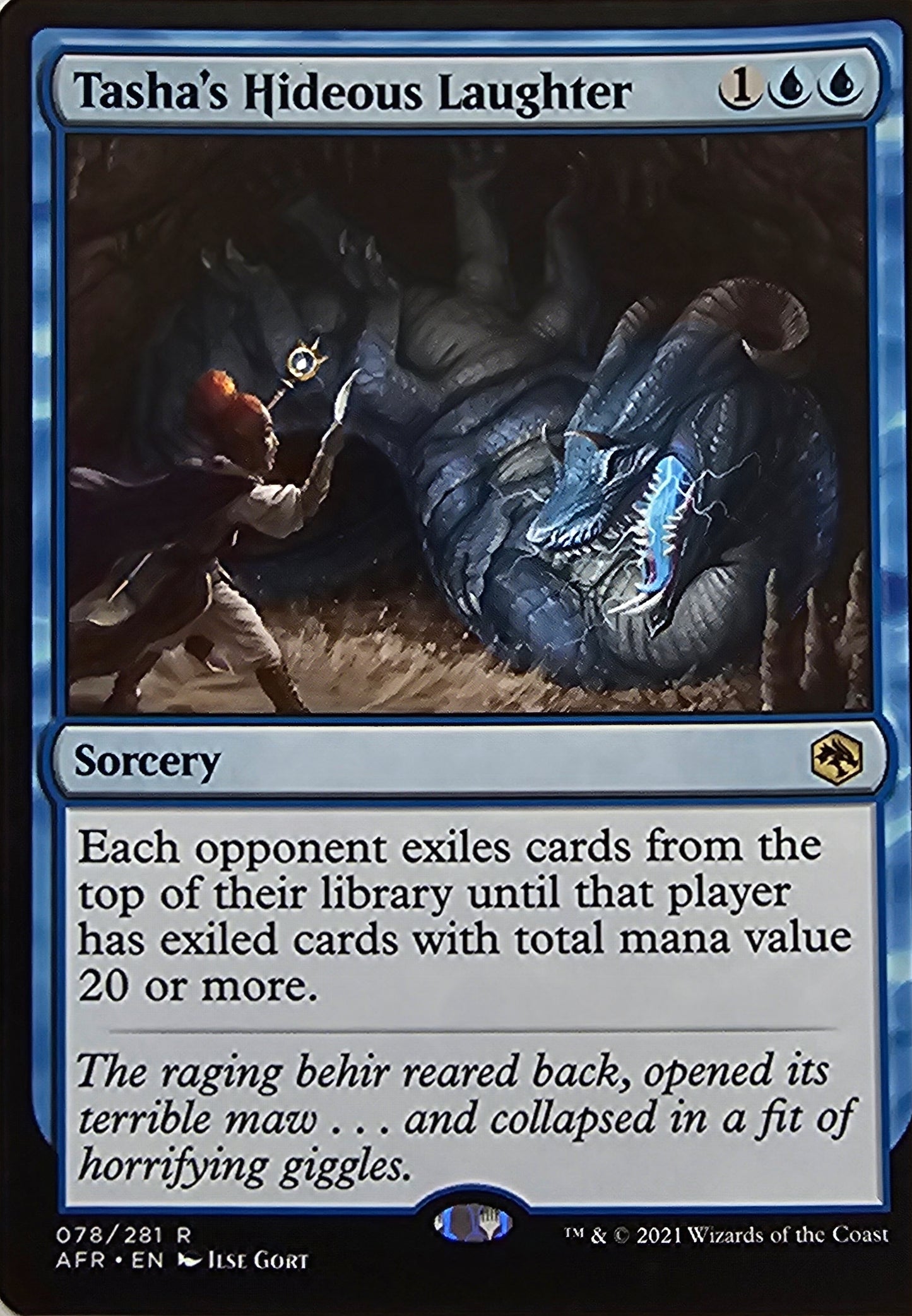 Magic The Gathering Tasha's Hideous Laughter Single Card