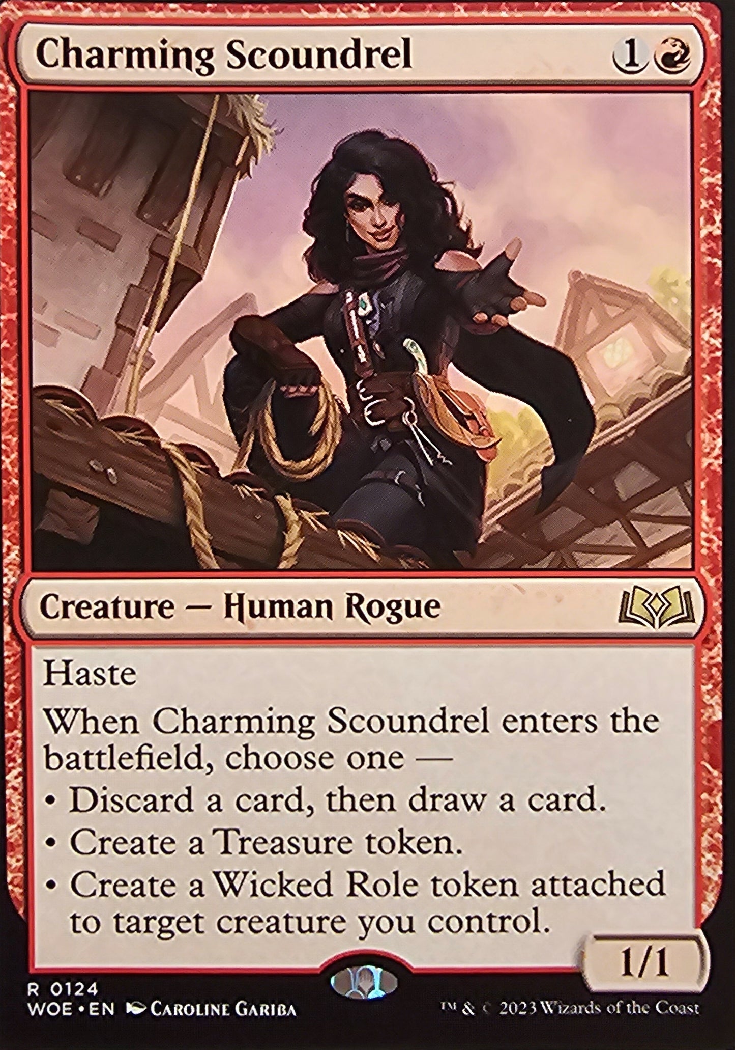 Magic The Gathering Charming Scoundrel Single Card