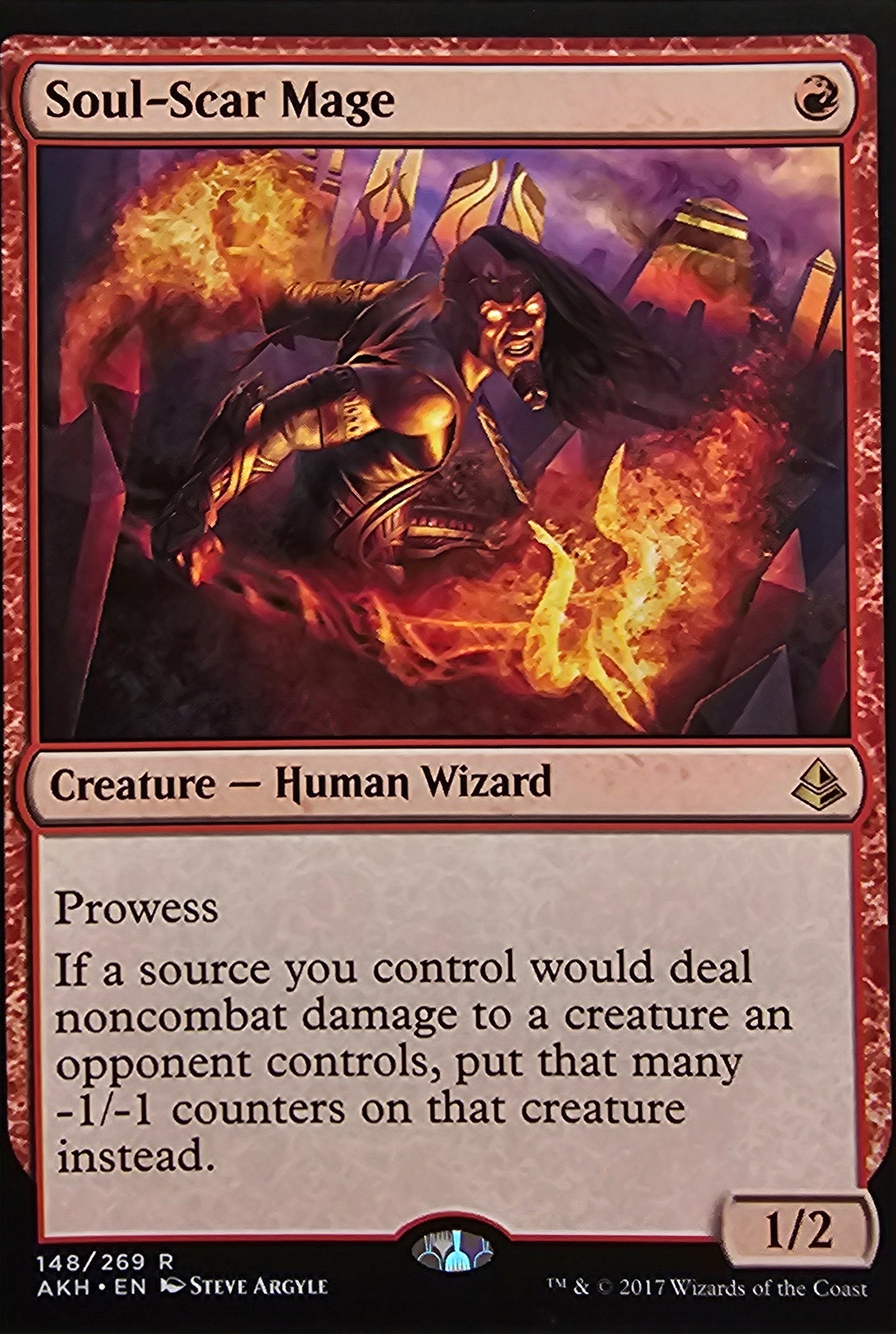 Magic The Gathering Soul-Scar Mage Single Card