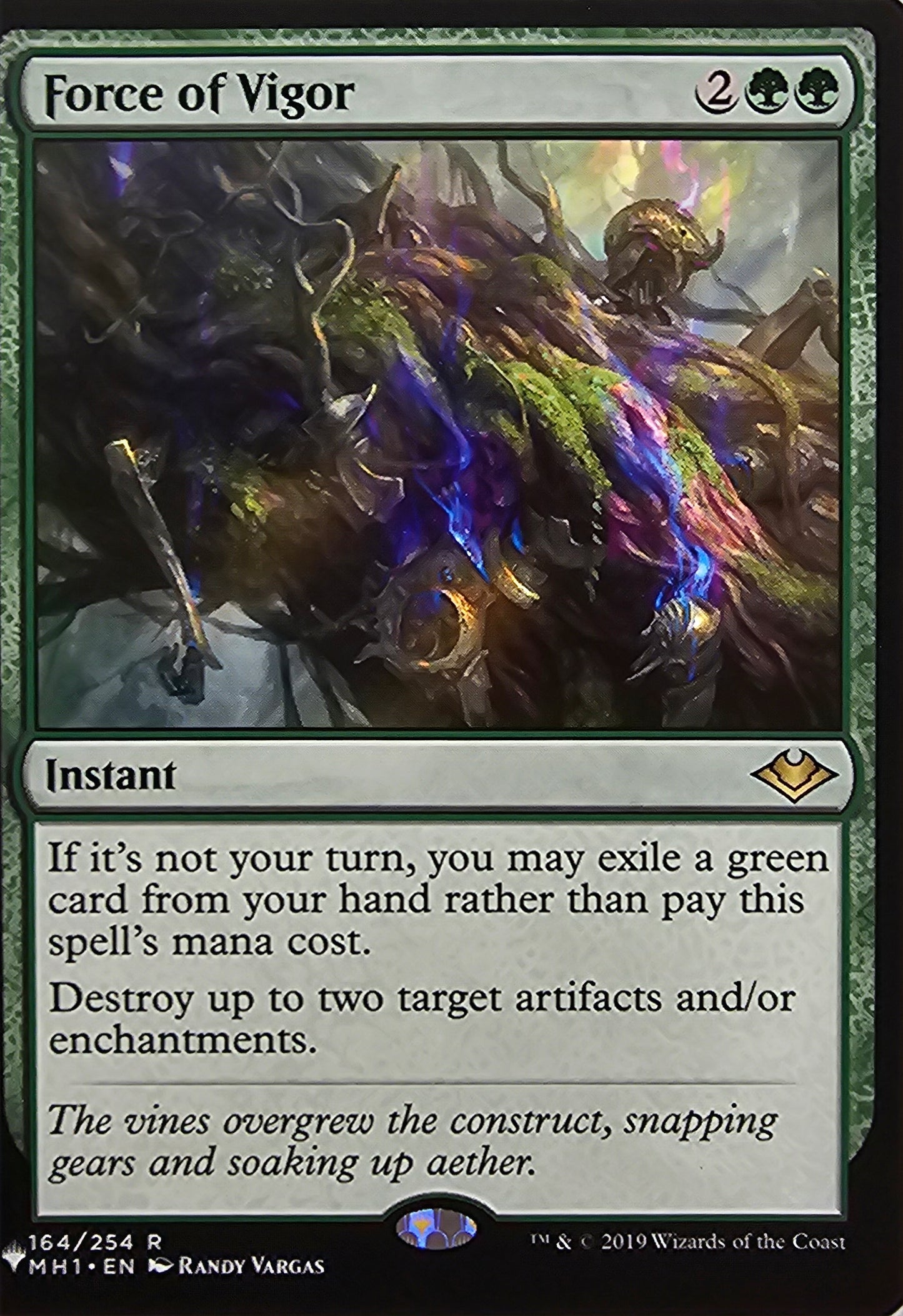 Magic The Gathering Force of Vigor Single Card