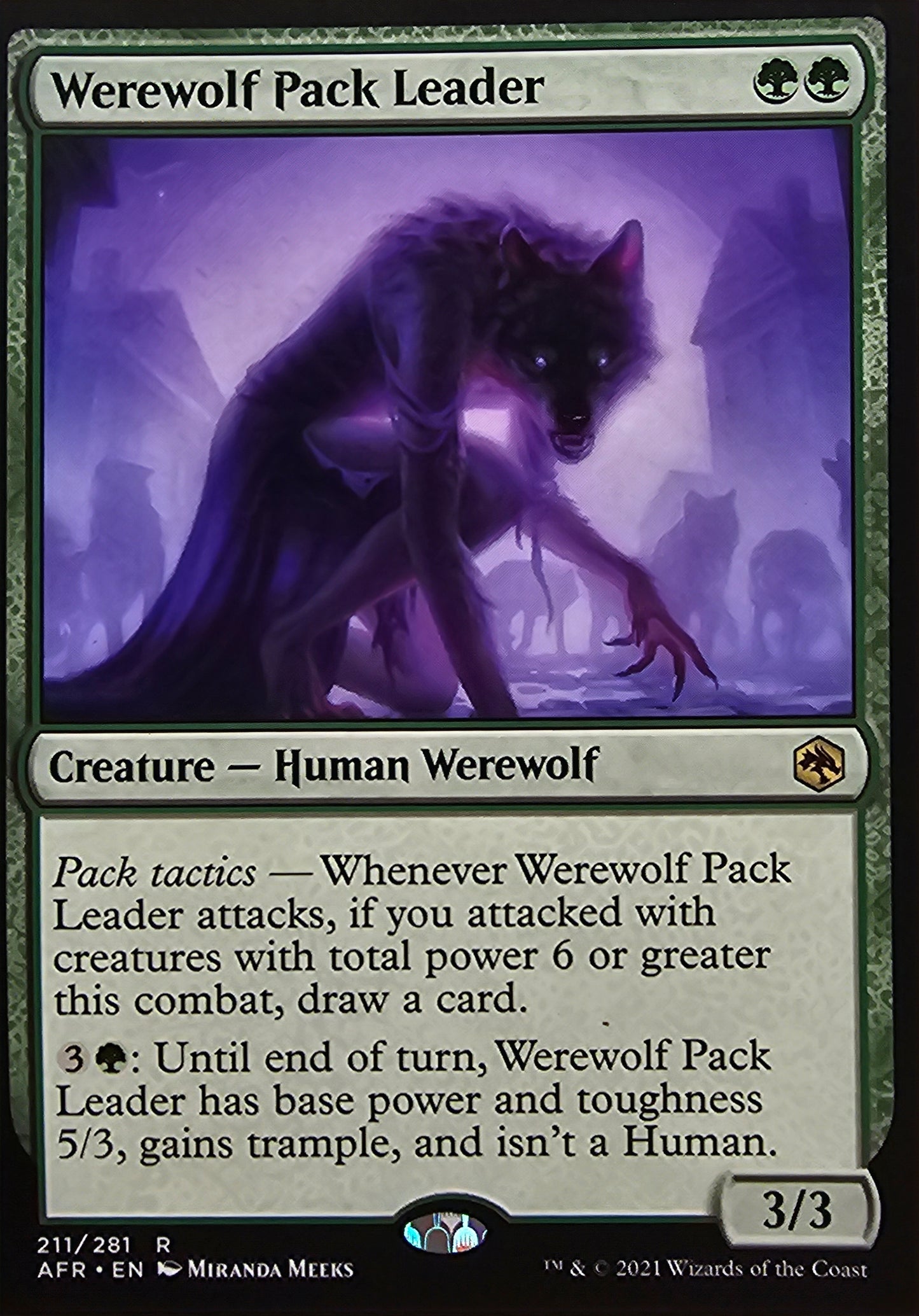 Magic The Gathering Werewolf Pack Leader Single Card