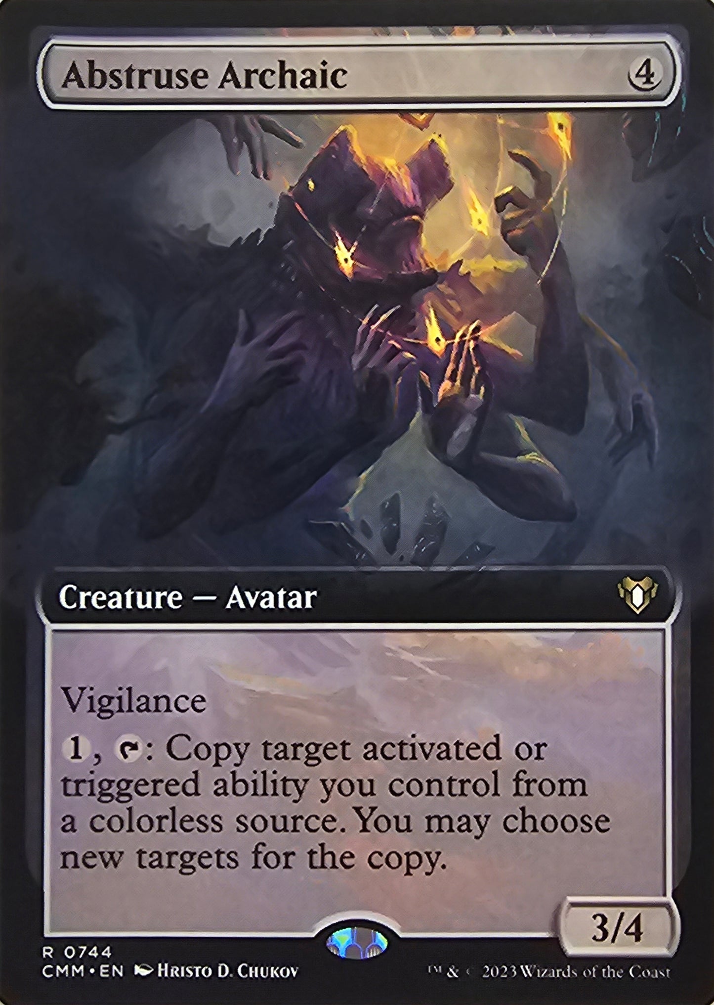 Magic The Gathering Abstruse Archaic (Extended Art) Single Card