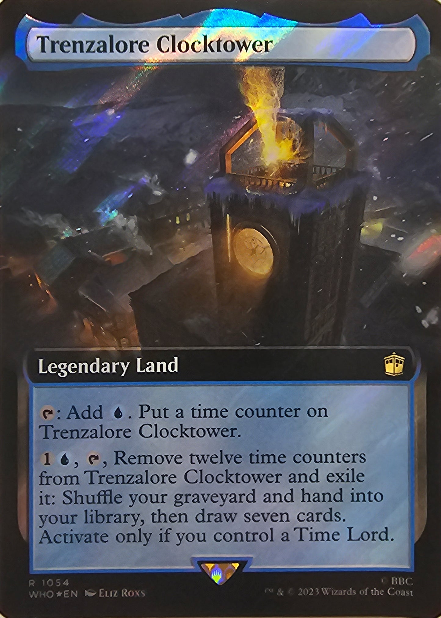 Magic The Gathering Trenzalore Clocktower (Extended Art) (Surge Foil) Single Card