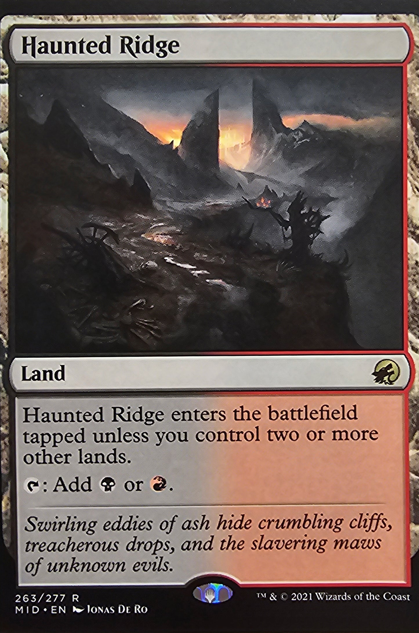 Magic The Gathering Haunted Ridge Single Card
