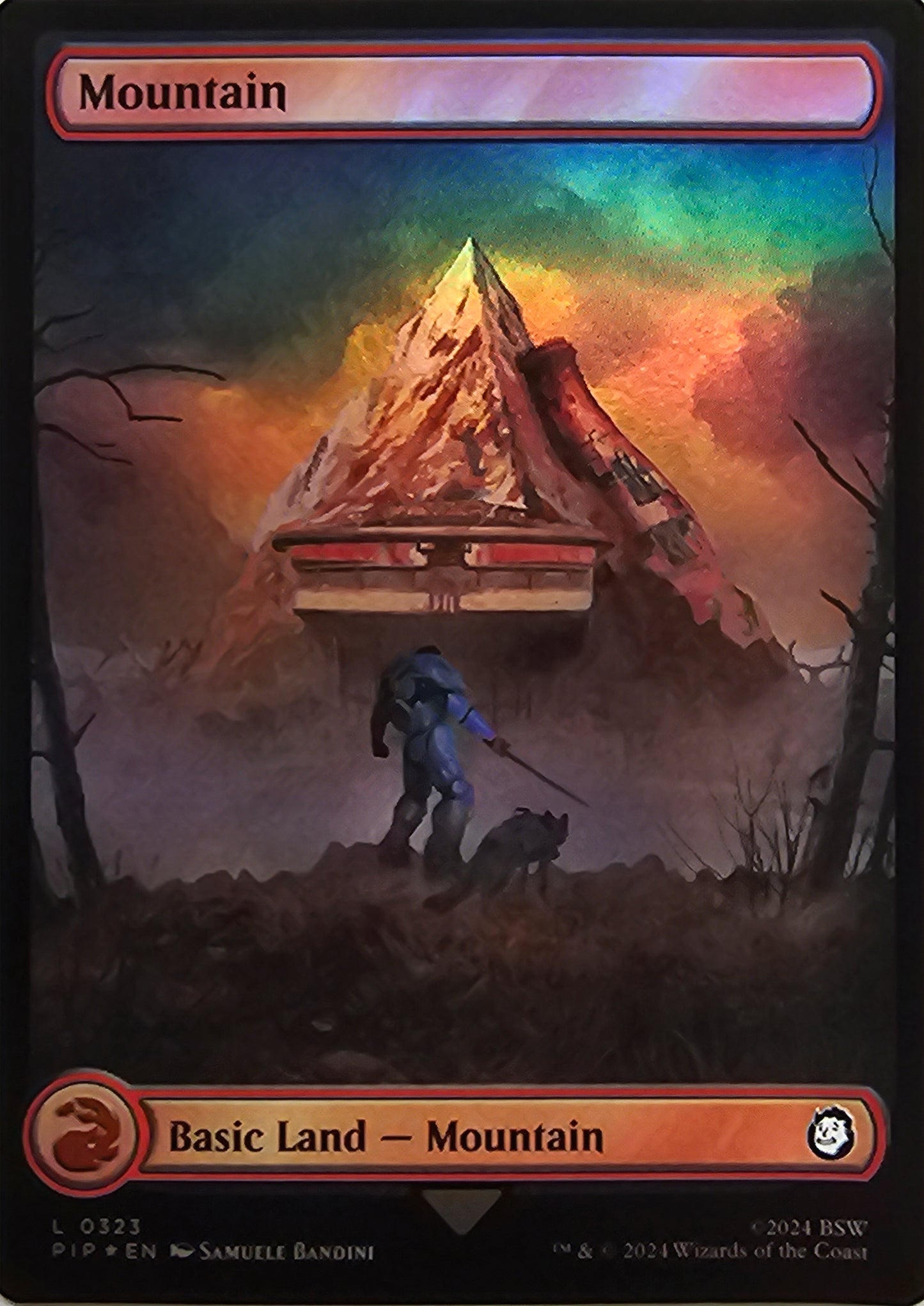 Magic The Gathering Mountain (Foil) Single Card