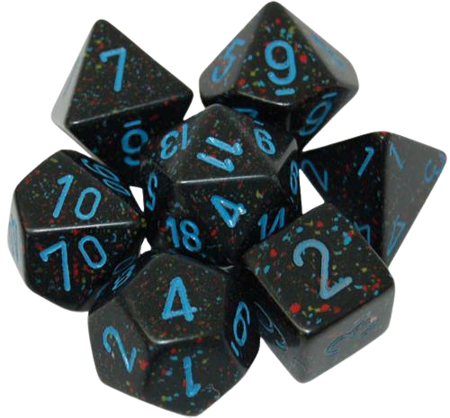 Chessex Polyhedral Dice: Speckled - Blue Star