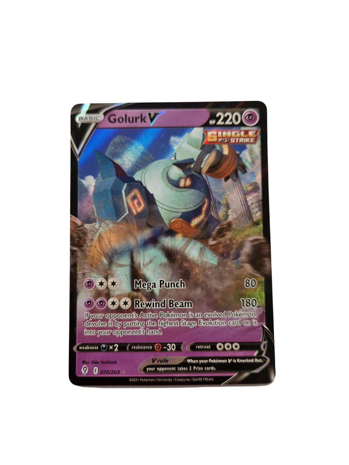 Pokemon Golurk V 070/203