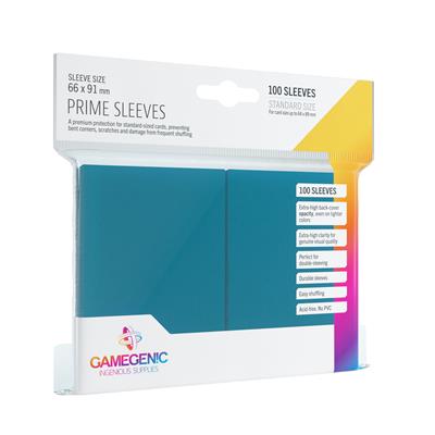 GAMEGENIC - PRIME SLEEVES BLUE (100 SLEEVES)