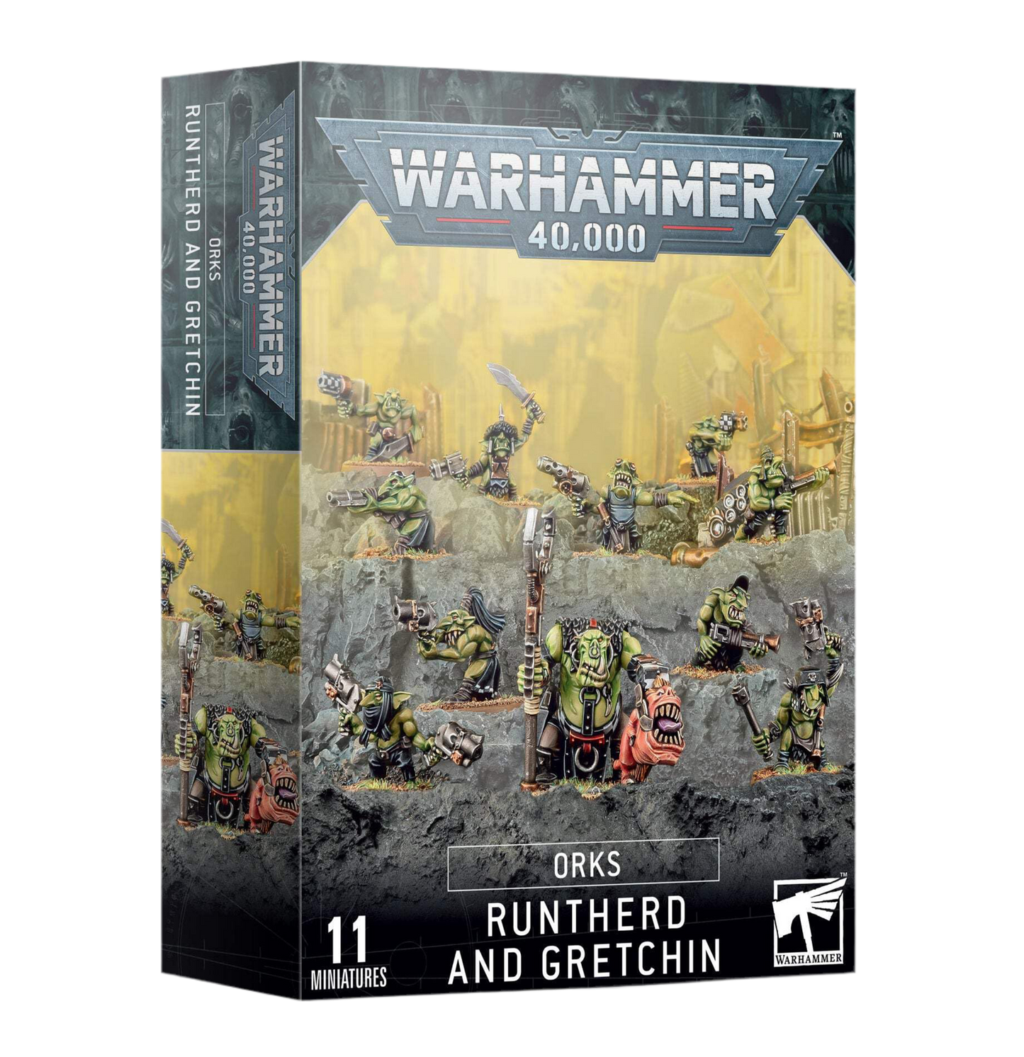Warhammer 40k Orks Runtherd and Gretchin