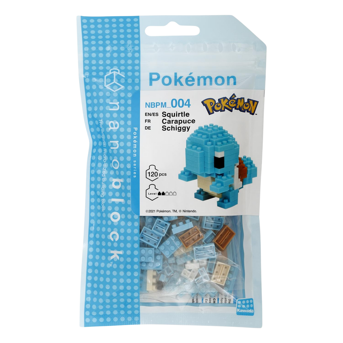 Nanoblock Pokemon Character Pack - Squirtle