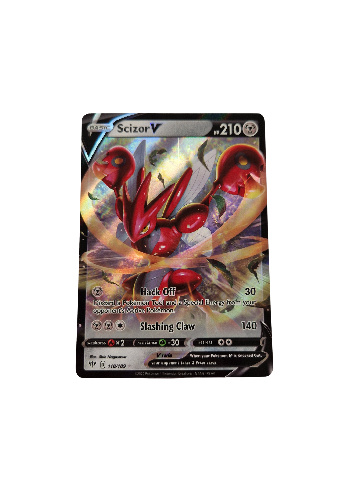 Pokemon Scizor V 118/189
