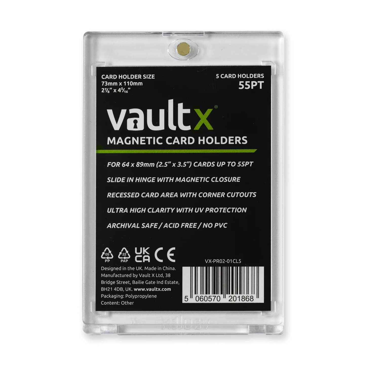 MAGNETIC CARD HOLDERS 55PT