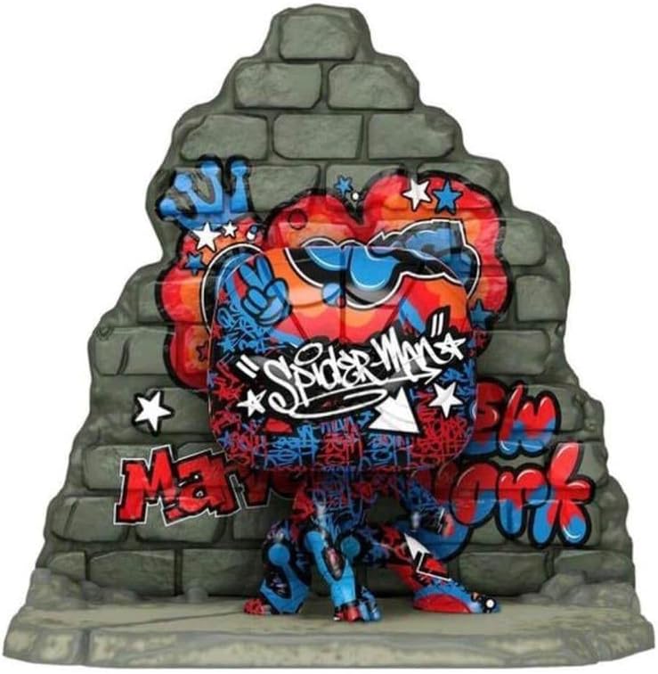 Funko Pop! Vinyl Marvel Street Art Collection - Spider-man 762 (Special Edition)