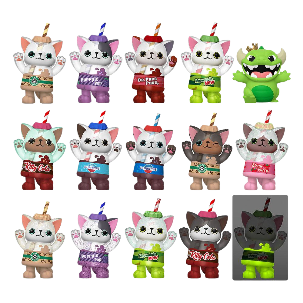 Soda Kats FUNKO Paka Paka Mystery Vinyl Figures