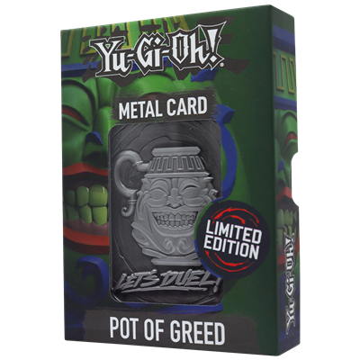 YU-GI-OH! LIMITED EDITION COLLECTIBLE - POT OF GREED