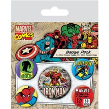 MARVEL COMICS (IRON MAN) BADGE PACK