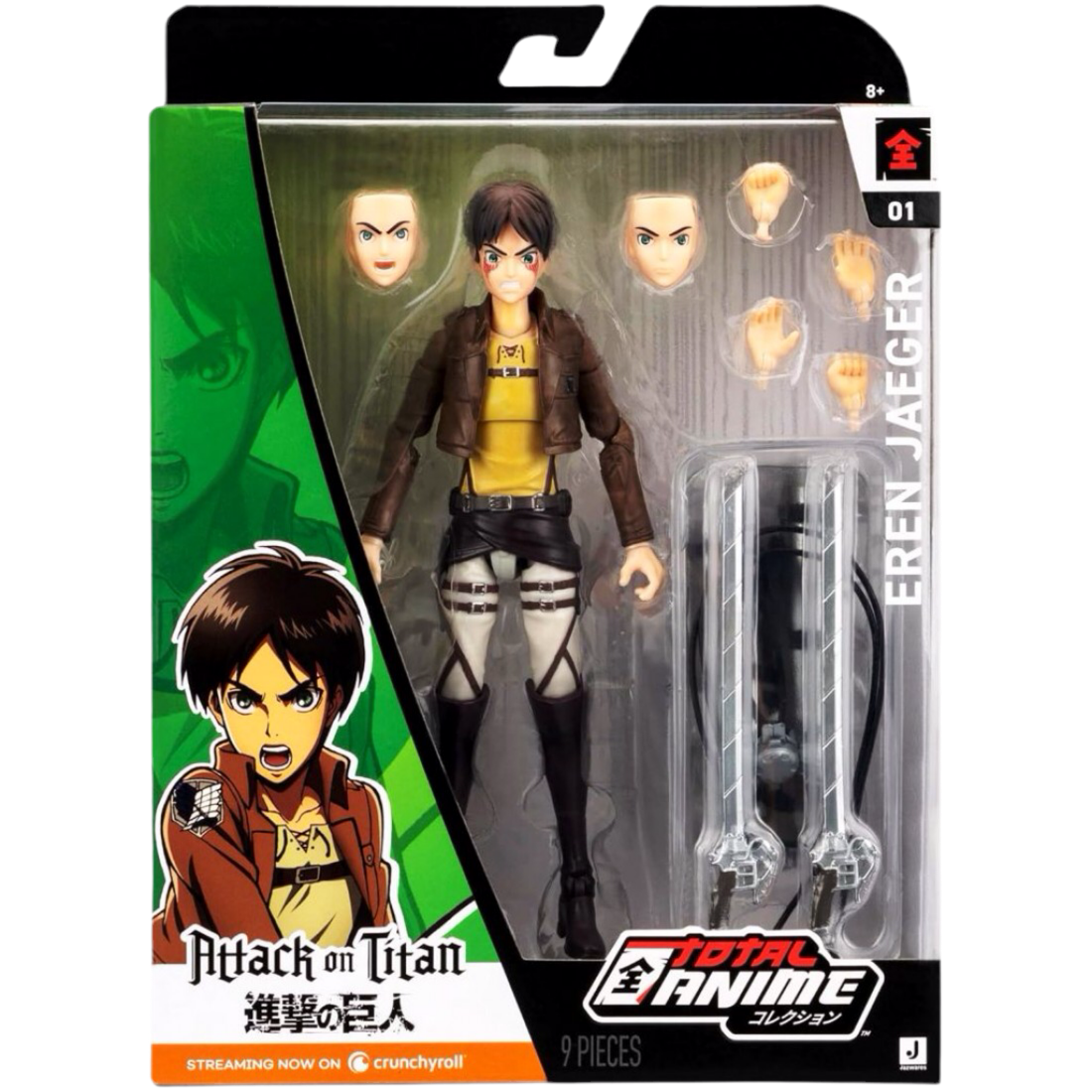 Total Anime Eren Jaeger (Attack On Titan) Action Figure