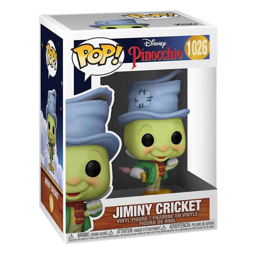 Pinocchio 80th Anniversary POP! Disney Vinyl Figure Street Jiminy