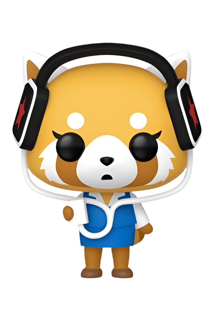 Sanrio POP! Animation Vinyl Figure Aggretsuko w/headphones 9 cm