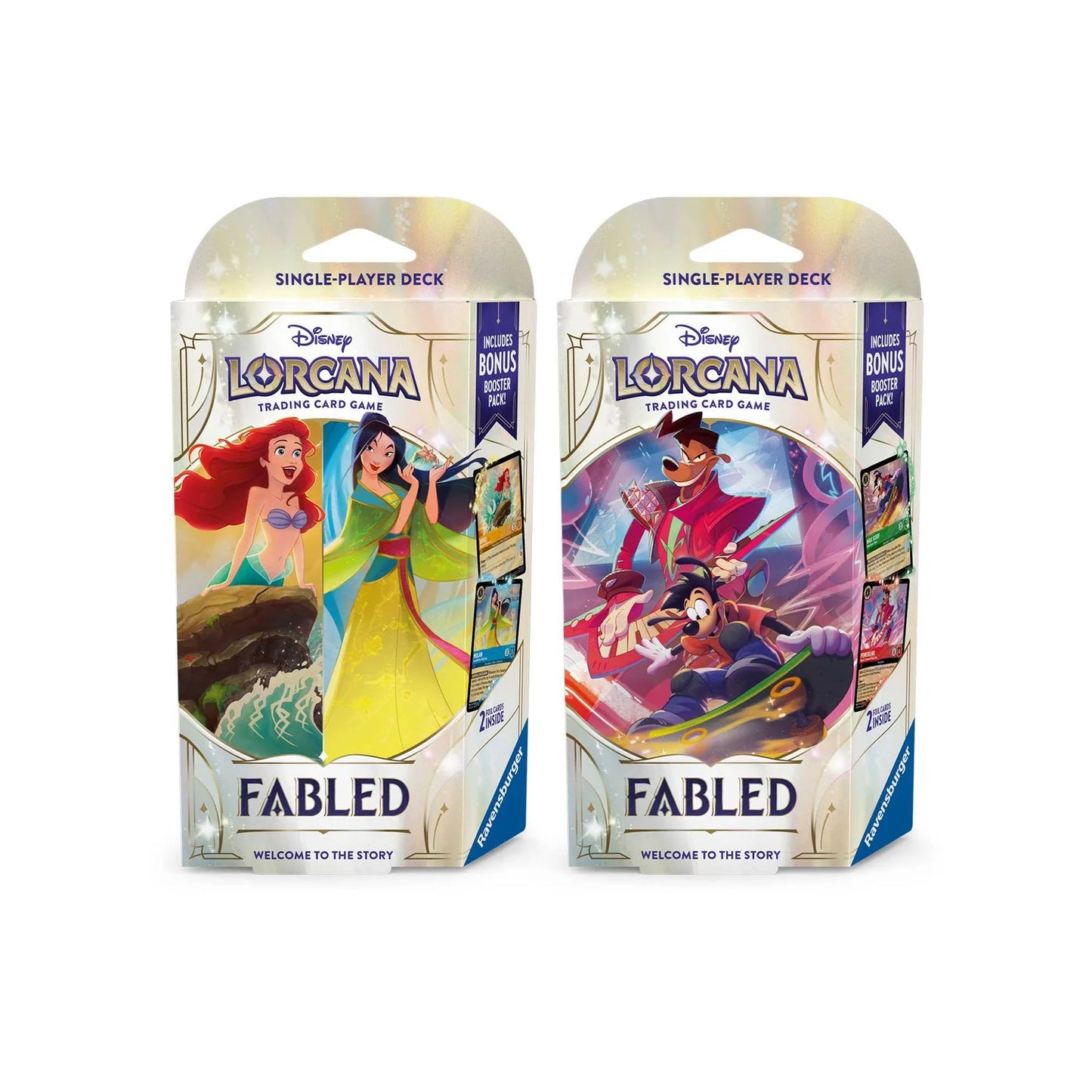 Disney Lorcana Trading Card Game - Fabled Starter Deck