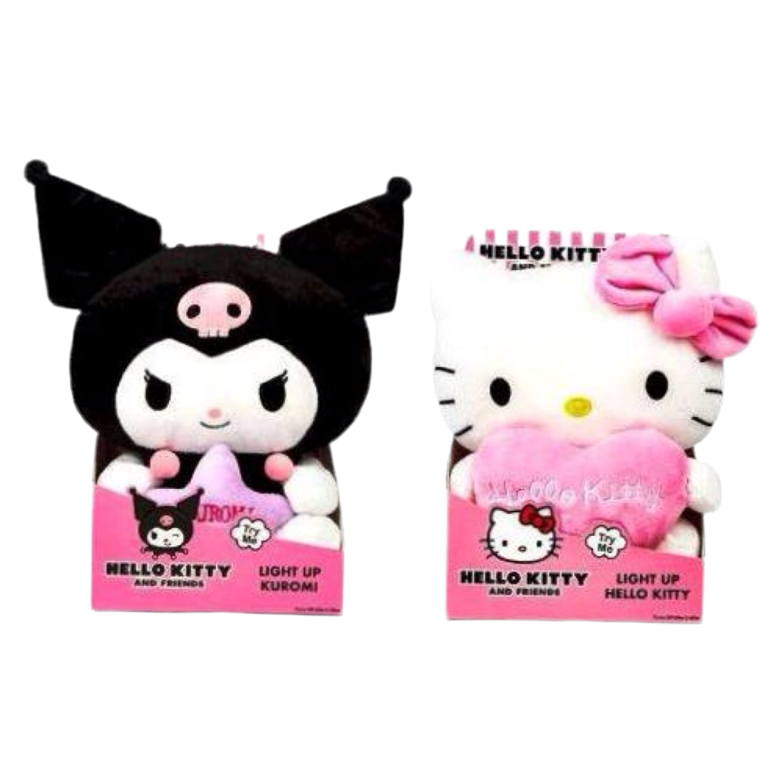 Hello Kitty & Kuromi Light Up Plush Assortment