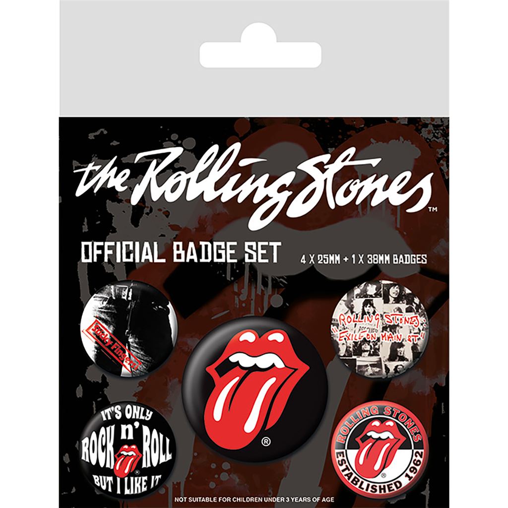 THE ROLLING STONES BADGE PACK