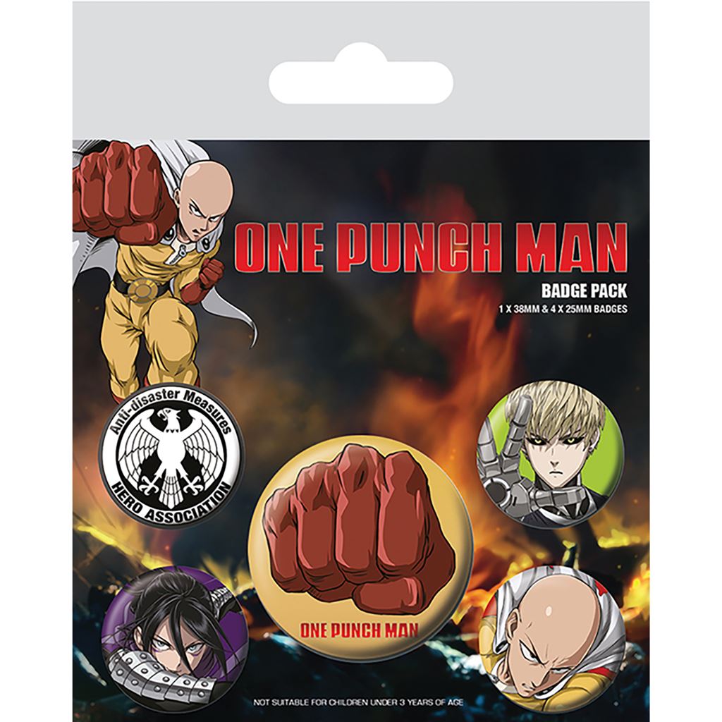 ONE PUNCH MAN BADGE PACK