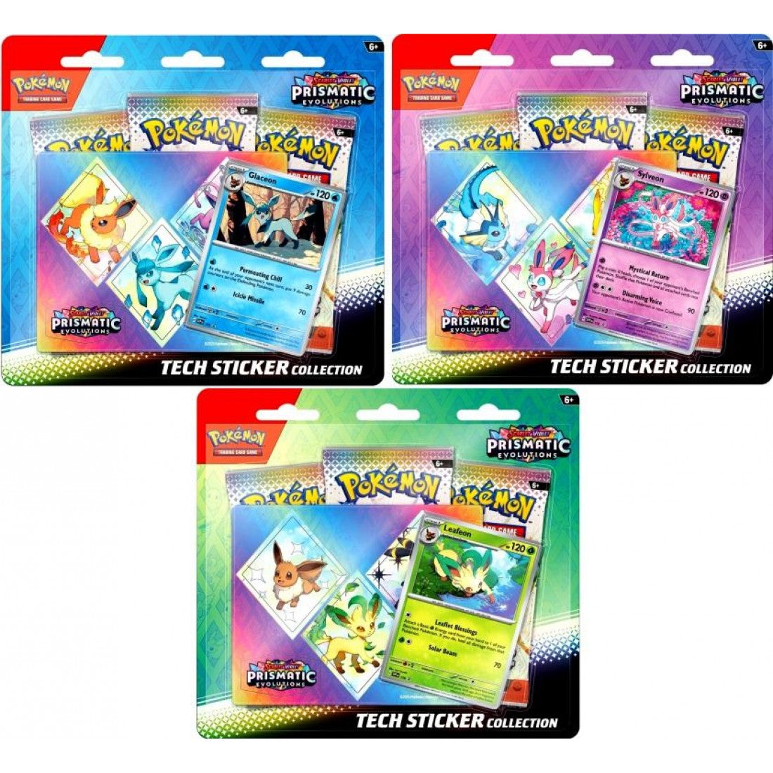 Pokemon Prismatic Evolutions - Tech Stickers