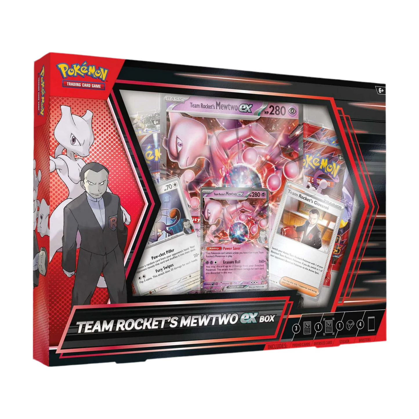Pokémon TCG: Team Rocket's Mewtwo ex Box
