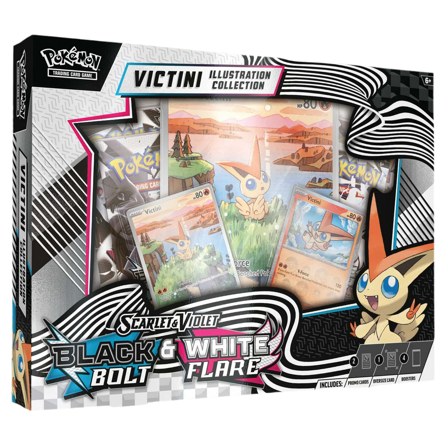 Pokémon TCG: Scarlet & Violet 10.5 - Black Bolt & White Flare Unova Victini Illustration Collection