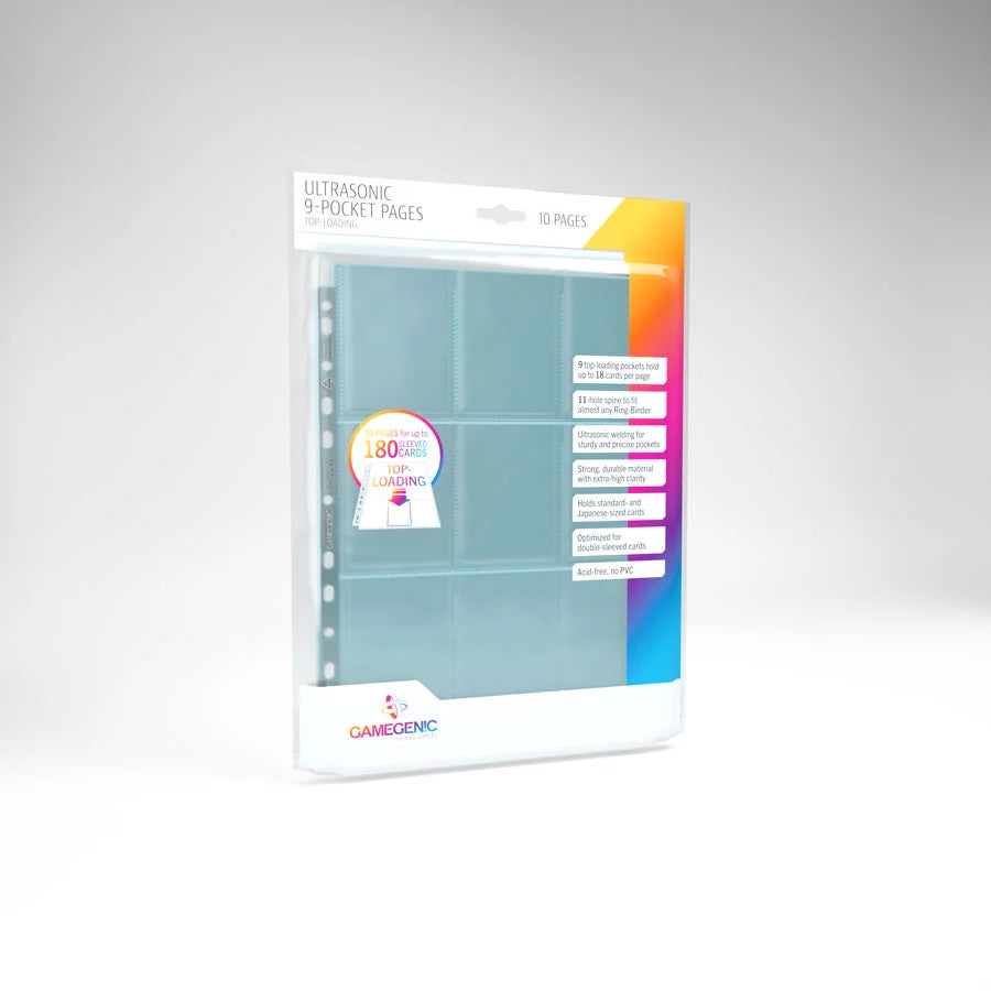 ULTRASONIC 9-POCKET PAGES TOP-LOADING (10 pages bag)