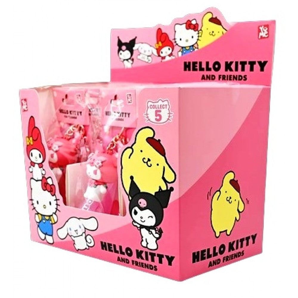 Hello Kitty and Friends Sakura Series Keychains with Hand Strap