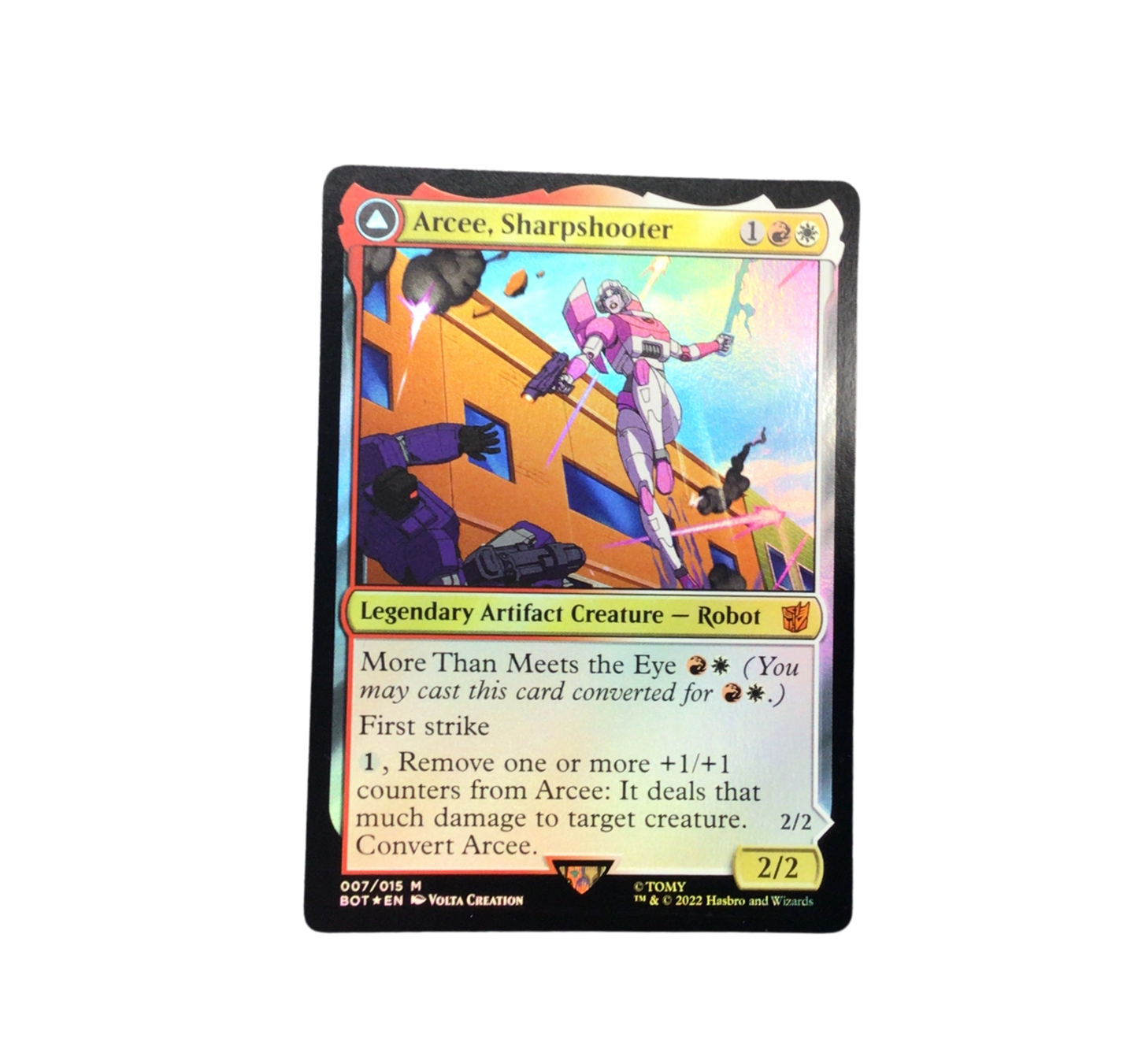 Arcee, Sharpshooter - Universes Beyond: Transformers (Foil)