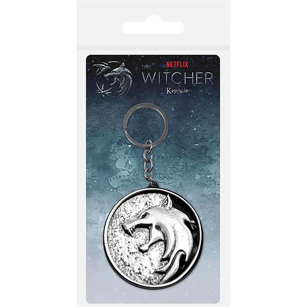 THE WITCHER (THE WOLF) METAL KEYCHAIN