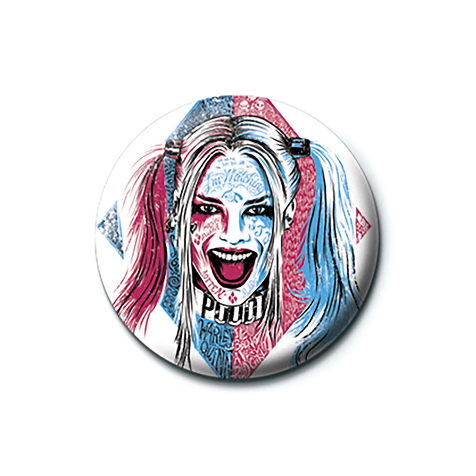 SUICIDE SQUAD (HARLEY QUINN TATTOO) BADGE