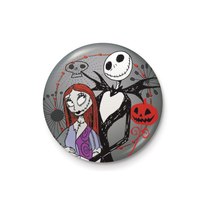 THE NIGHTMARE BEFORE CHRISTMAS (JACK & SALLY) PIN BADGE