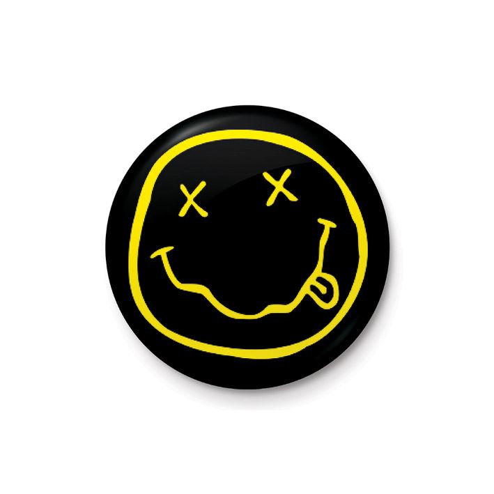 NIRVANA (SMILEY) PIN BADGE