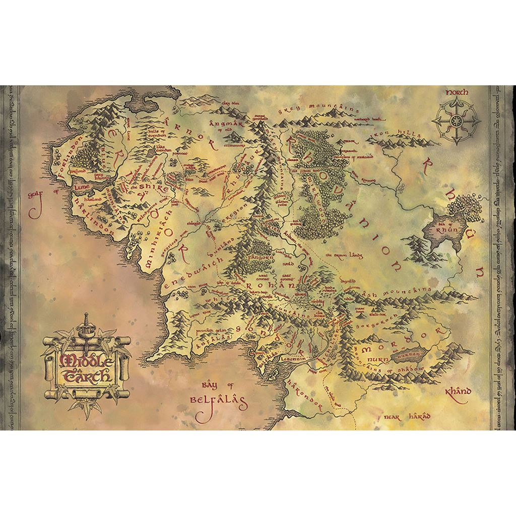 LORD OF THE RINGS (MIDDLE EARTH) MAXI POSTER
