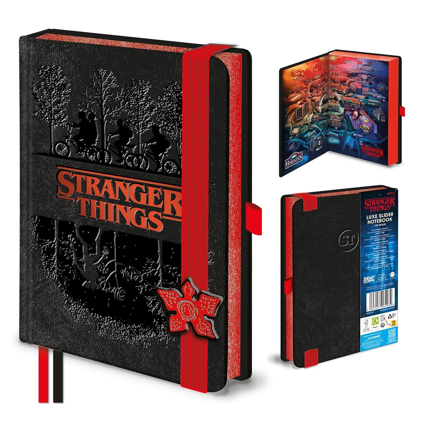 STRANGER THINGS (UPSIDE DOWN) LUXE SLIDER NOTEPAD